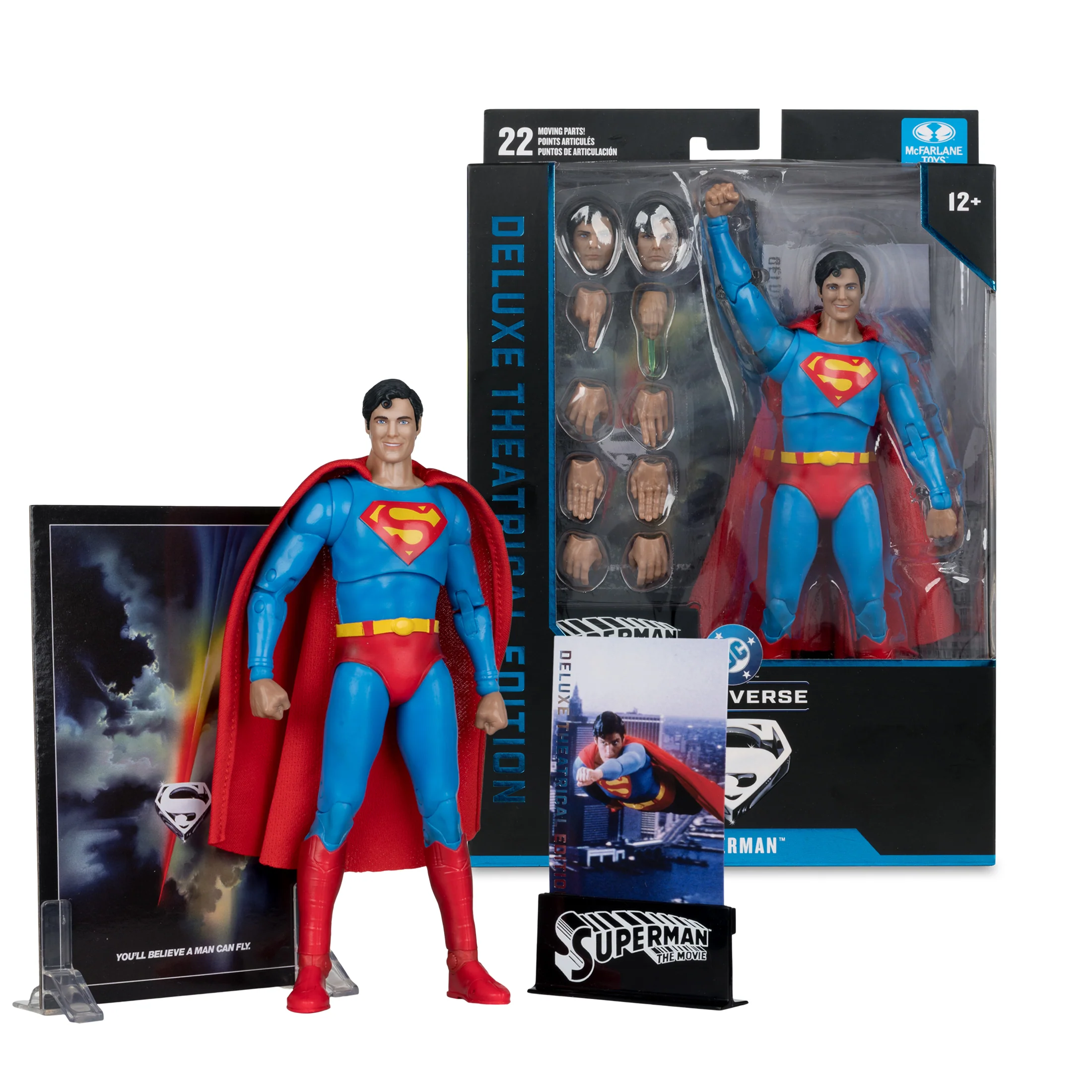SUPERMAN: THE MOVIE (1978) McFarlane Toys DC Multiverse Deluxe Theatrical Edition Superman Action Figure