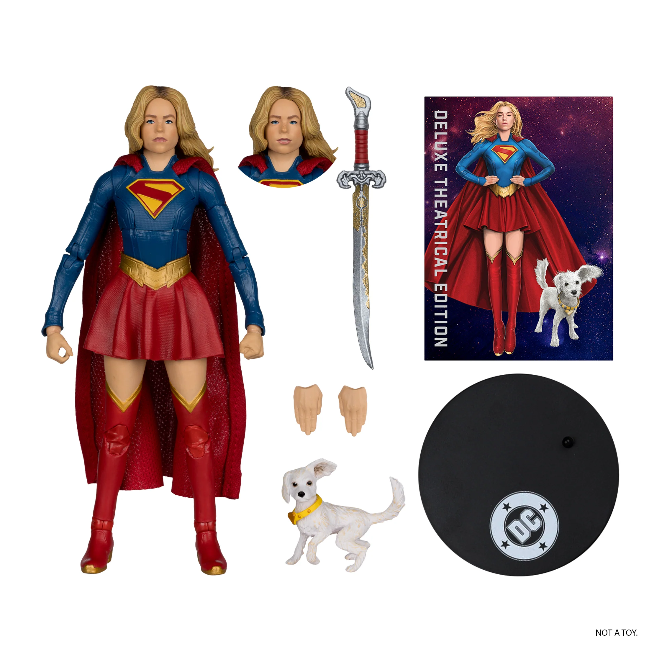 SUPERGIRL (2026 Movie) McFarlane Toys DC Multiverse Deluxe Theatrical Edition Supergirl & Puppy Krypto Action Figure