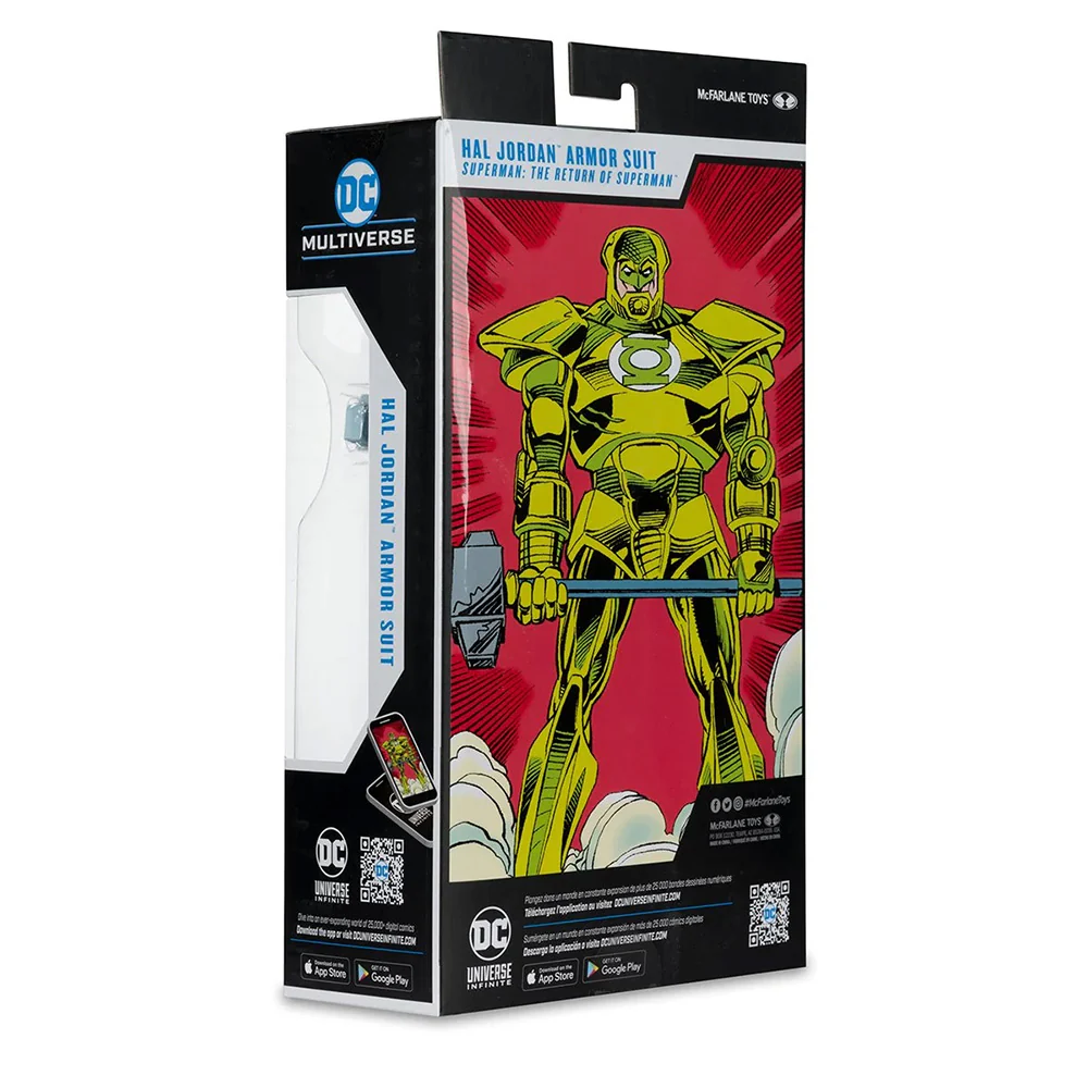 GREEN LANTERN (The Return of Superman) McFarlane Toys DC Multiverse Hal Jordan Armor Suit Action Figure