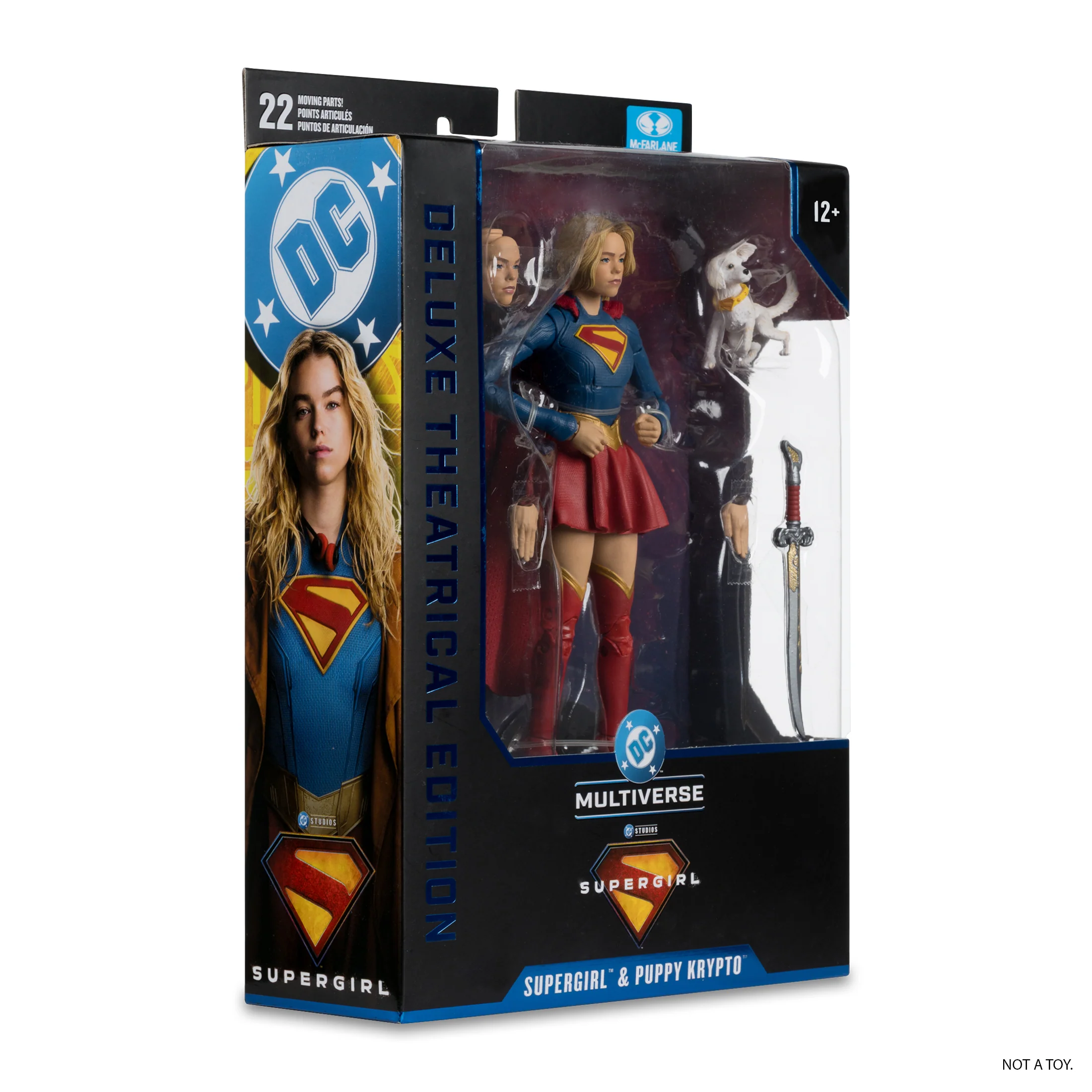 SUPERGIRL (2026 Movie) McFarlane Toys DC Multiverse Deluxe Theatrical Edition Supergirl & Puppy Krypto Action Figure
