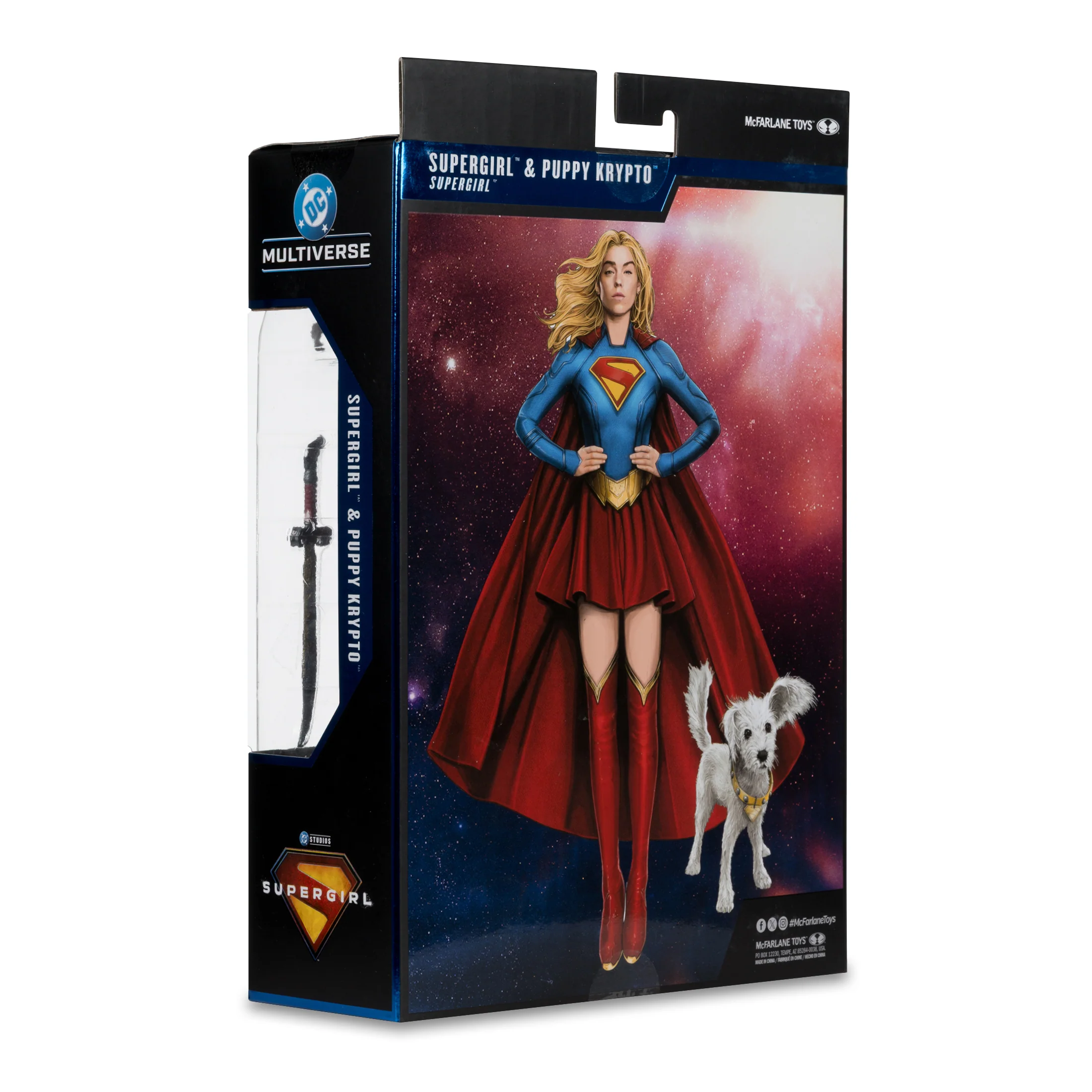 SUPERGIRL (2026 Movie) McFarlane Toys DC Multiverse Deluxe Theatrical Edition Supergirl & Puppy Krypto Action Figure