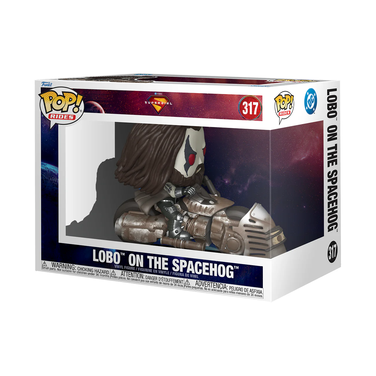 SUPERGIRL (2026 Movie) Lobo on the Spacehog Funko Pop! Rides Vinyl Figure