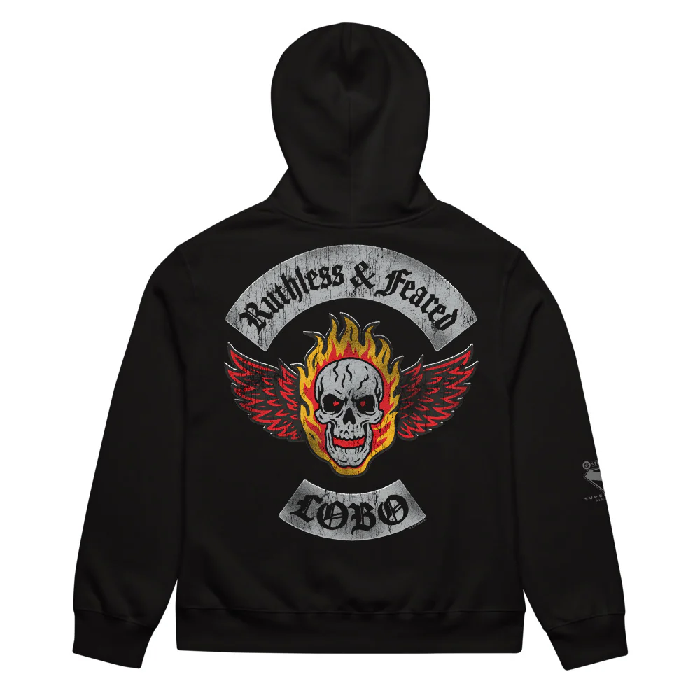 SUPERGIRL (2026 Movie) Lobo Oversized Heavyweight Hoodie Ruthless & Feared
