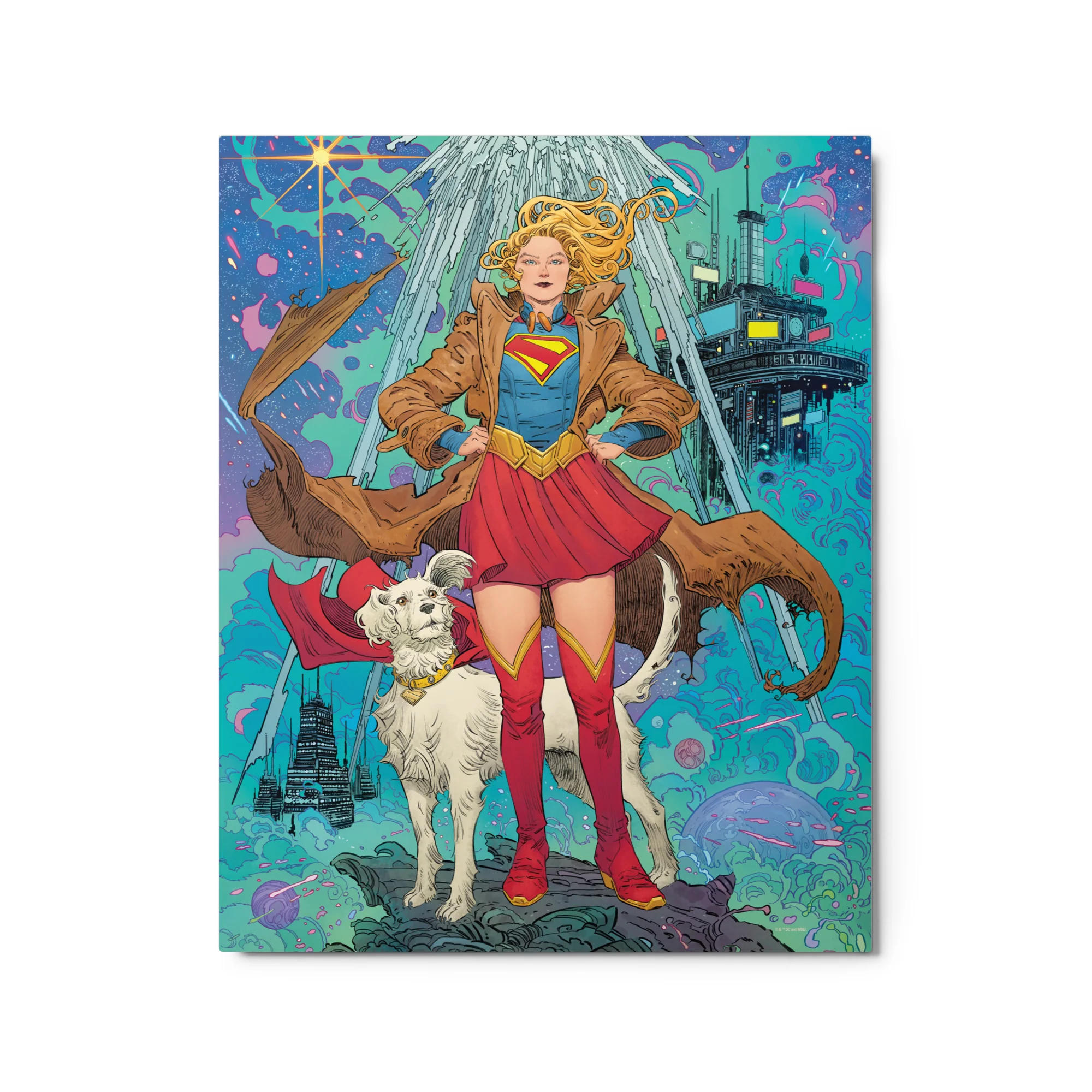 623-supergirl-2026-movie-metal-print-supergirl-krypto-1.webp SUPERGIRL (2026 Movie) Metal Print Supergirl & Krypto