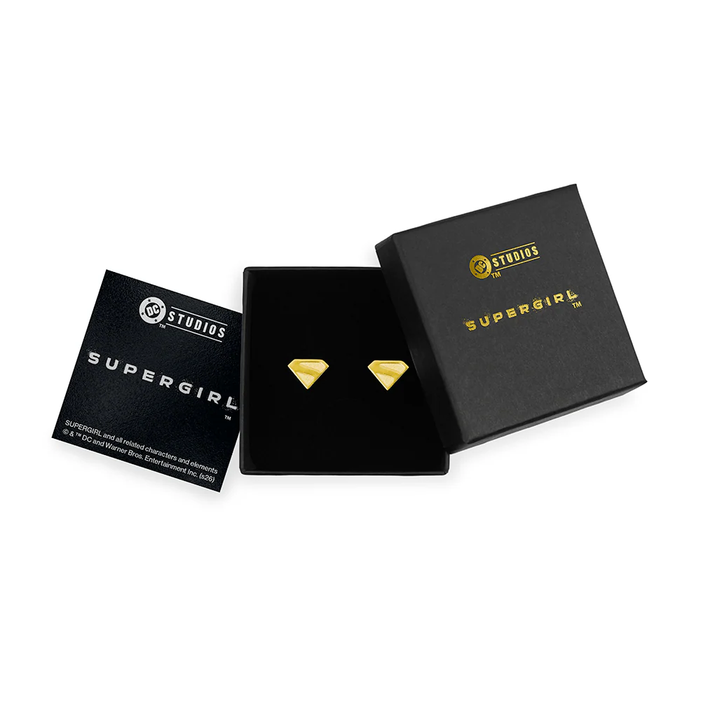 647-supergirl-2026-movie-s-shield-24k-gold-plated-sterling-silver-earrings-2.webp SUPERGIRL (2026 Movie) S-Shield 24k Gold-Plated Sterling Silver Earrings