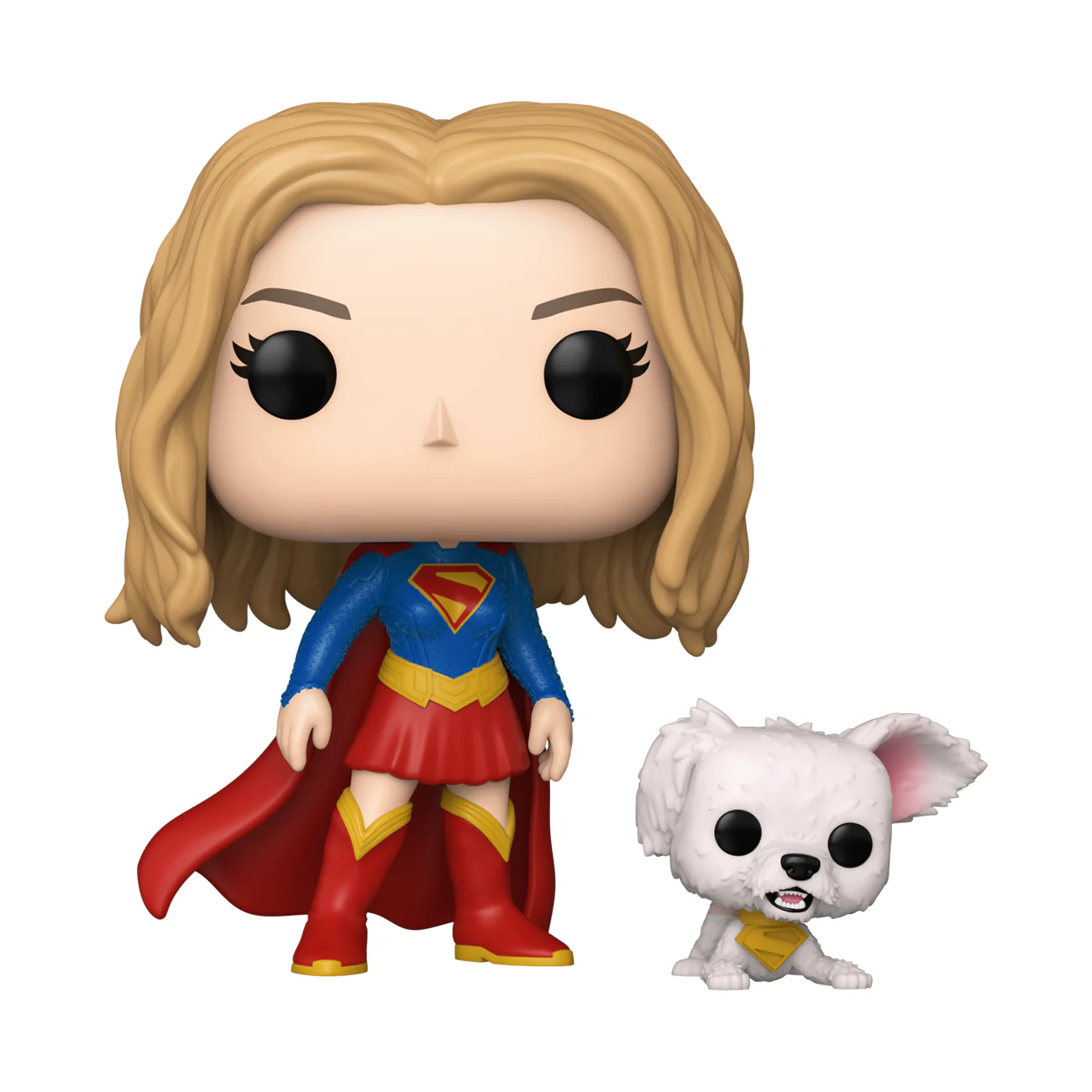 SUPERGIRL (2026 Movie) Supergirl with Puppy Krypto Funko Pop! Heroes Vinyl Figure