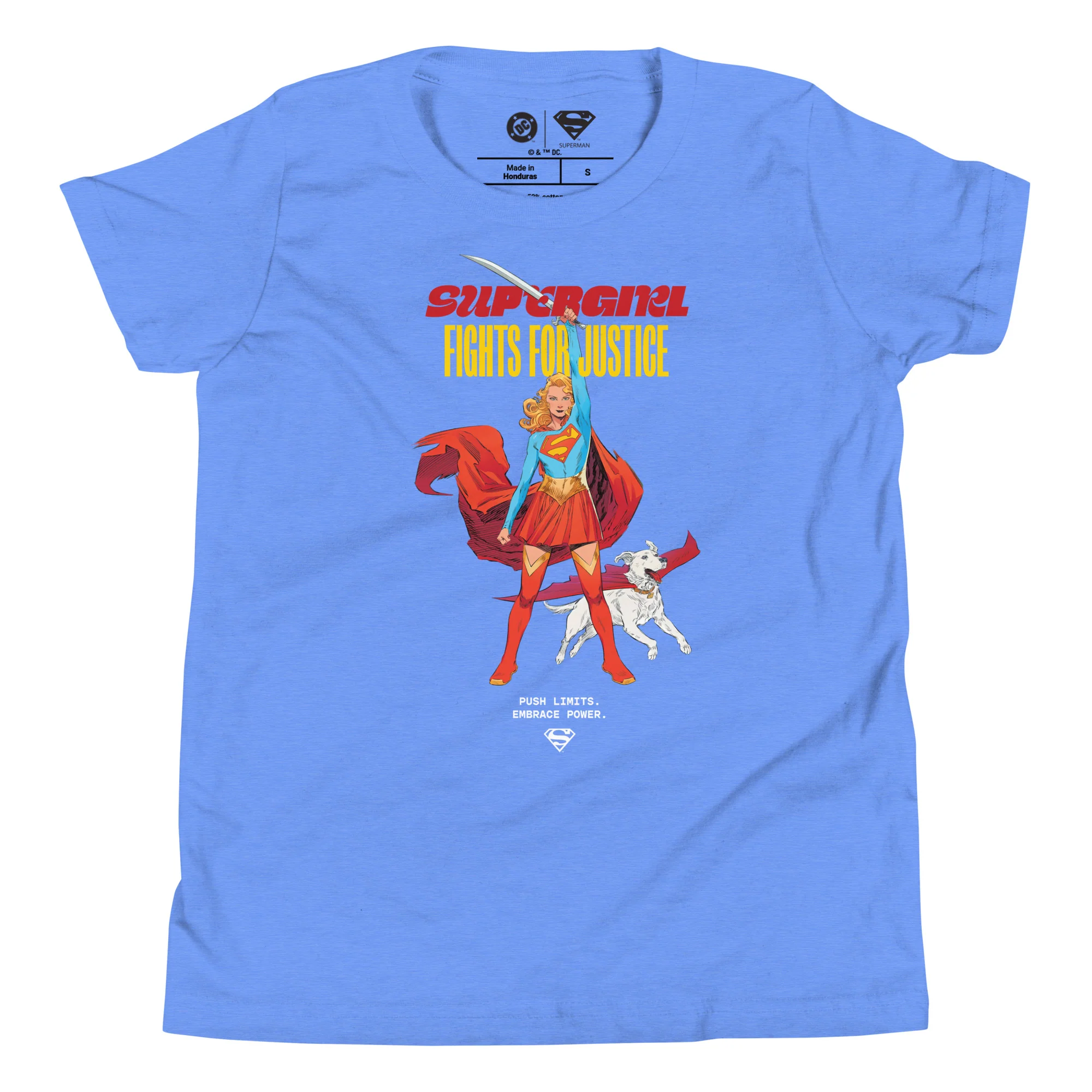 SUPERGIRL Youth T-shirt Fights for Justice