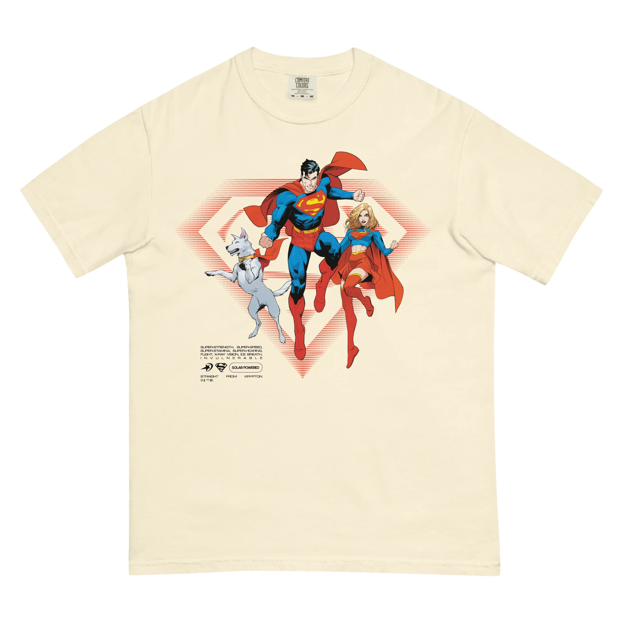 SUPERMAN Comfort Colors T-shirt Straight from Krypton