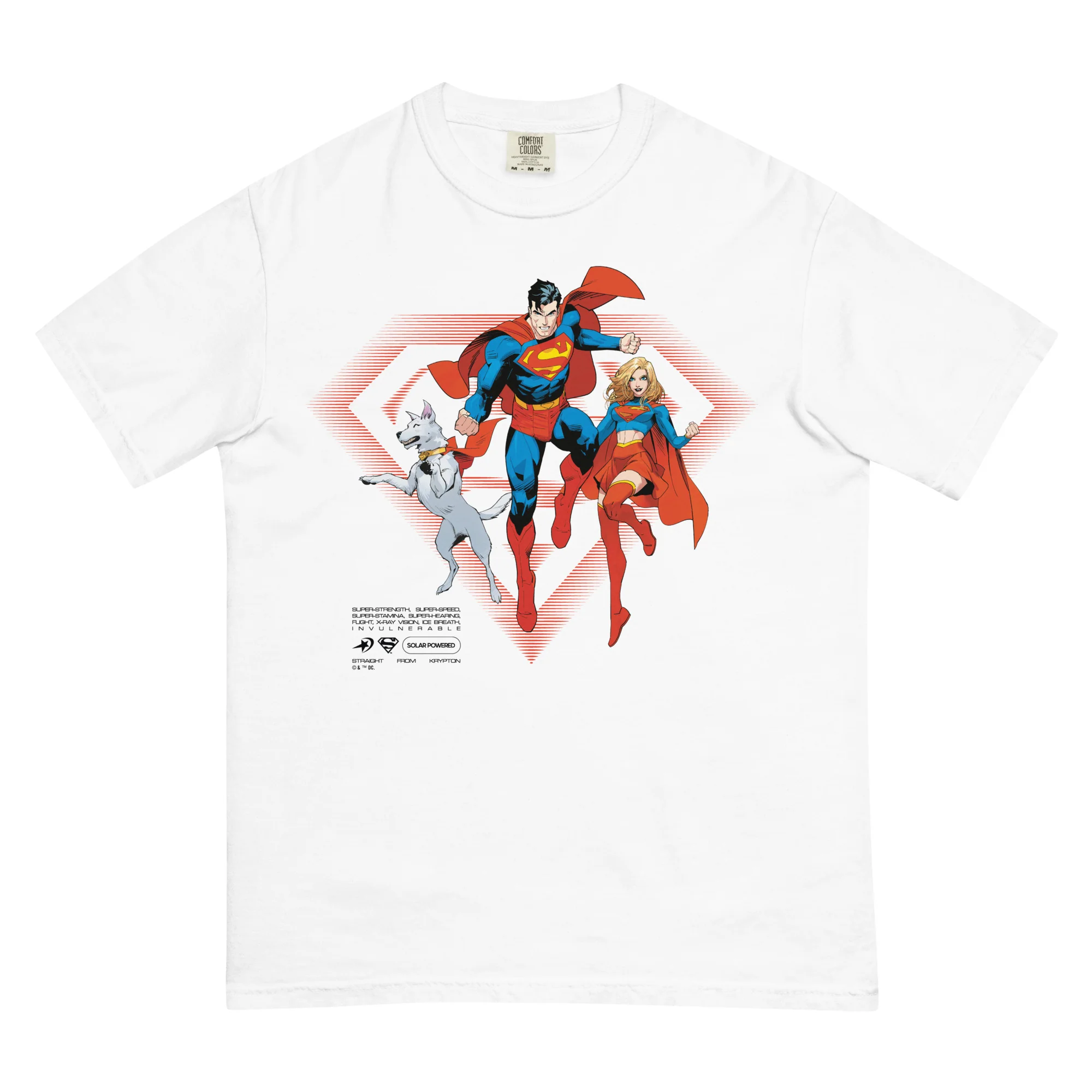 SUPERMAN Comfort Colors T-shirt Straight from Krypton
