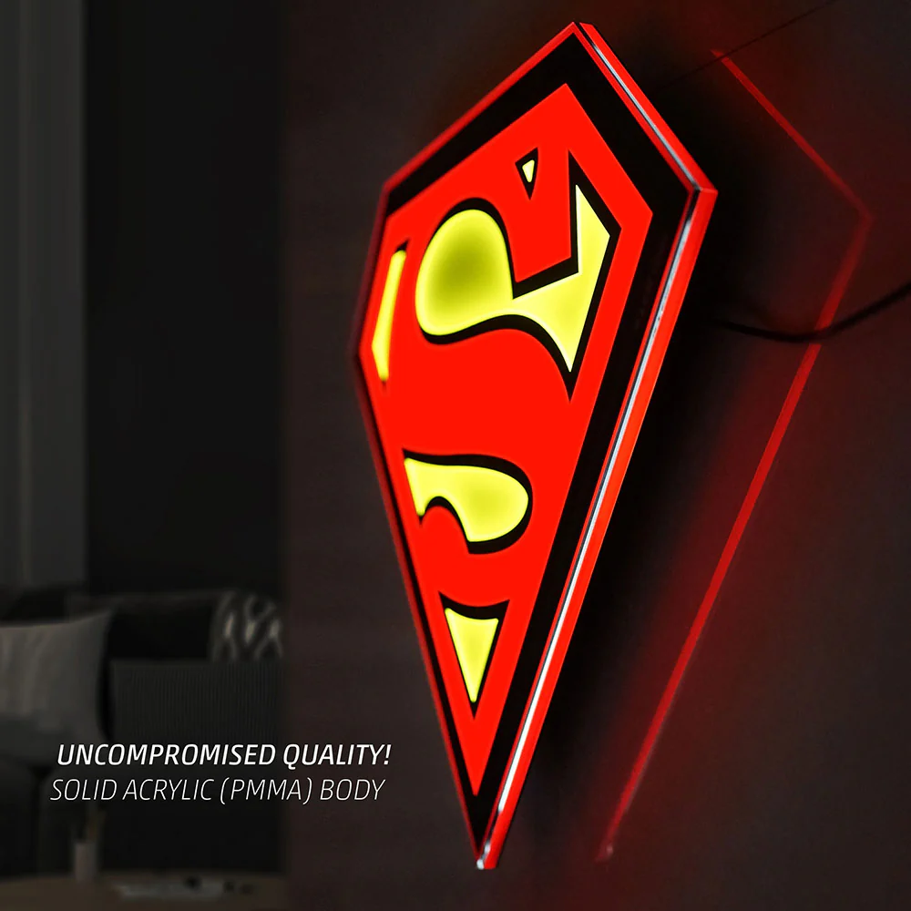 948-superman-led-logo-brandlite-wall-light-large-6.webp SUPERMAN LED Logo Brandlite Wall Light - Large